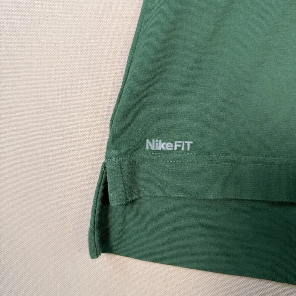 Nike Fit Women's Michigan State Polo, Size XL Green MSU Spartan Shield